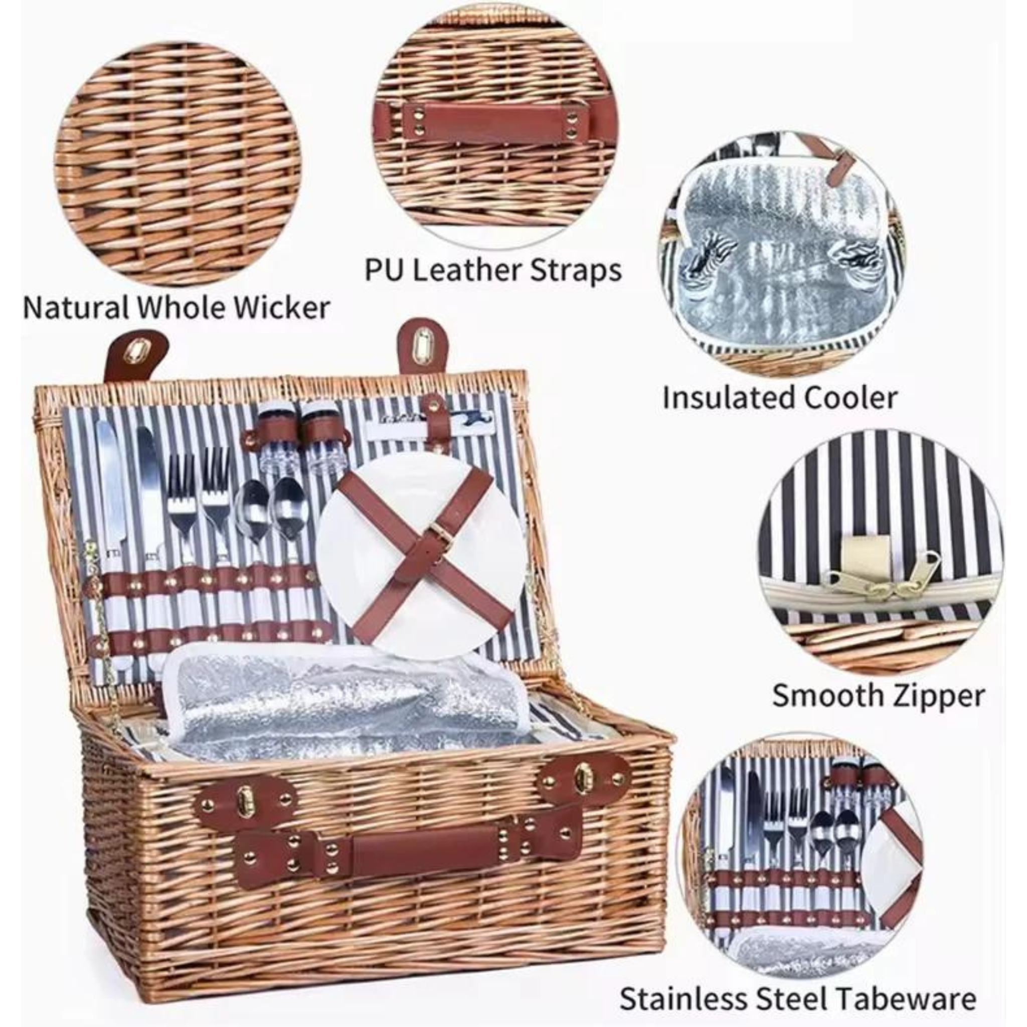 Wicker Picnic Basket